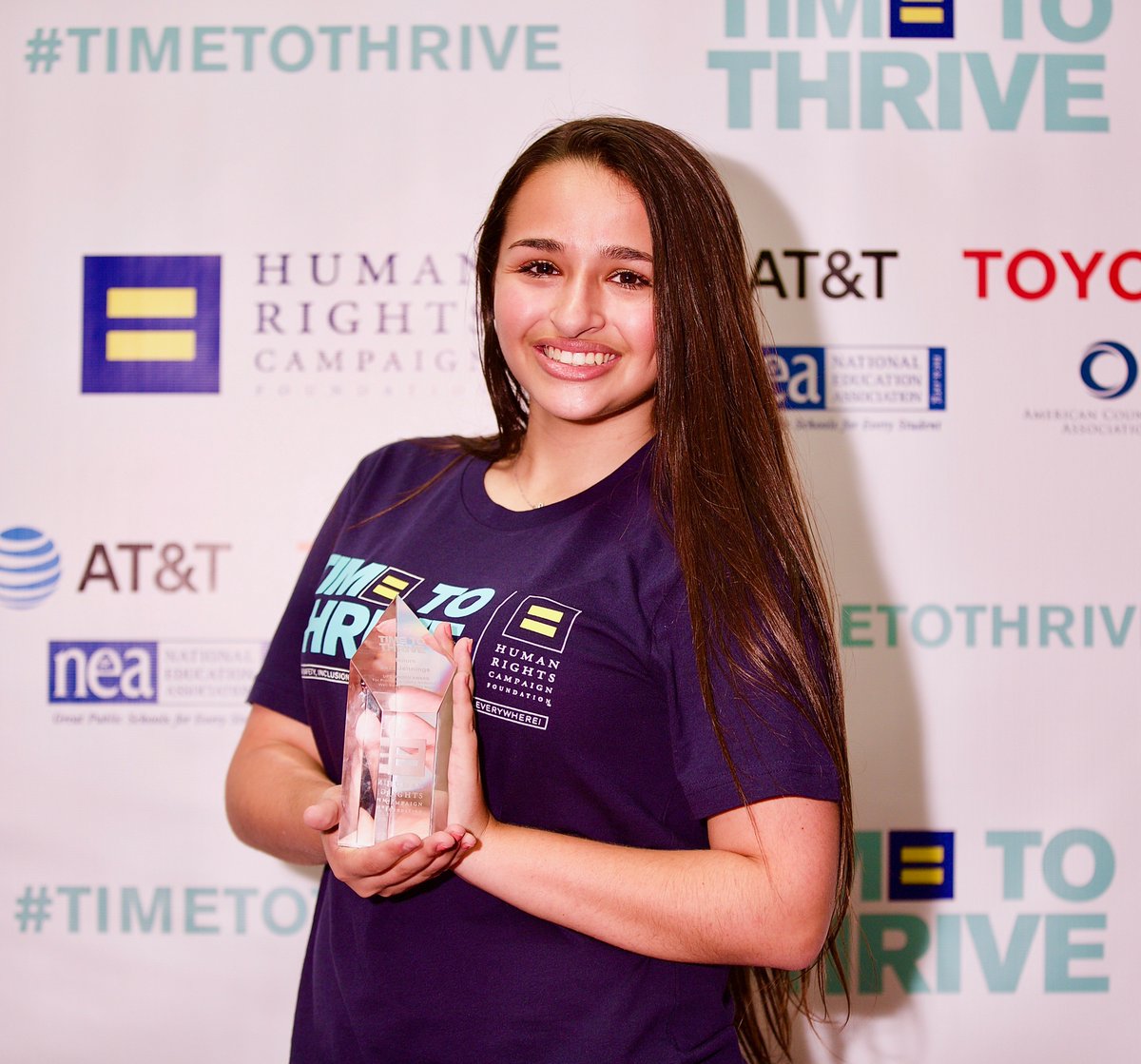 Jazz Jennings, former HRC Youth Ambassador, at HRC Foundation's Time to THRIVE