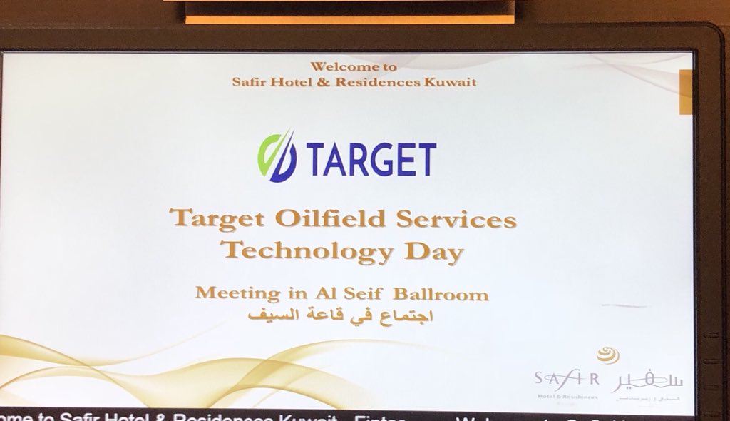 Targetofs's tweet photo. برعاية و حضور الفاضل جمال عبدالعزيز جعفر الرئيس التنفيذي لشركة نفط الكويت أقامت الشركة ورشة عمل لعرض آخر تقنياتها و مشاريعها في الكويت و خارجها https://t.co/0HOEN5VYTw