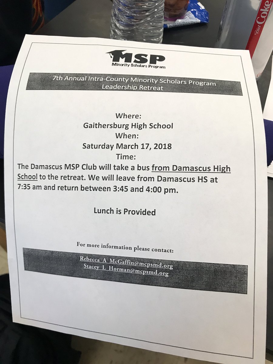 dhs_msp's tweet photo. REMINDER: The official 7th Annual Intra-County MSP Leadership retreat has been adjusted to March 17, 2018 from 8AM-4PM! Come by! https://t.co/xPaCBJKJAL