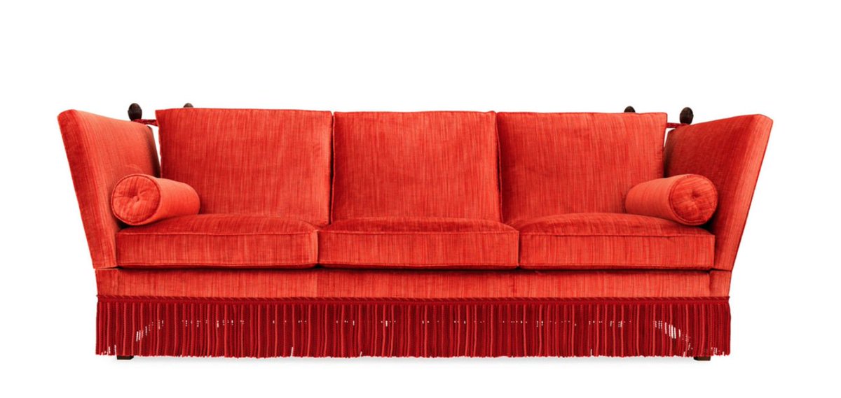 BespokesofaLond's tweet photo. A sofa fit for @alidadltd - the Pauline with Tassels... https://t.co/Ga880qMhXP