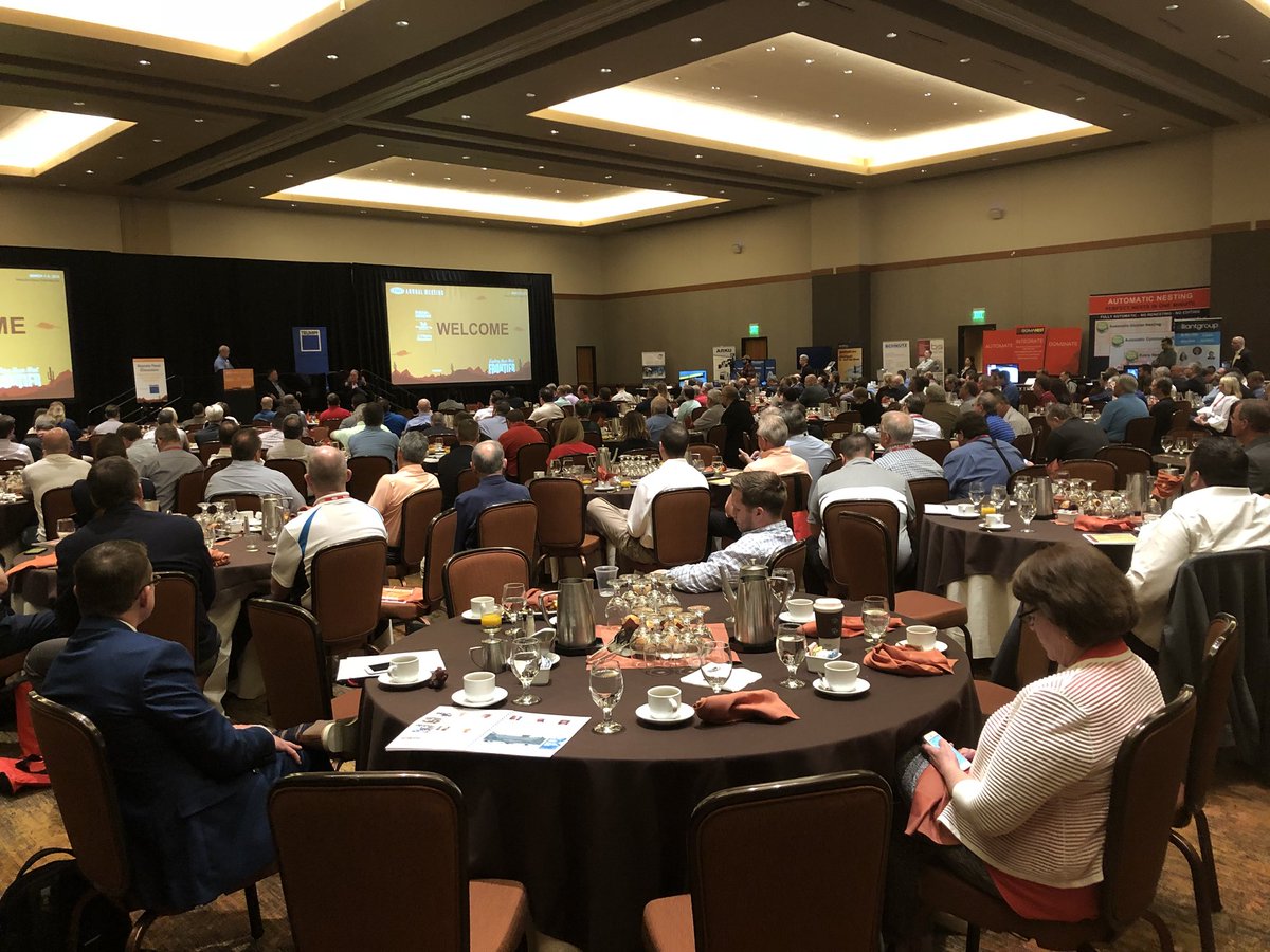 Packed house for this morning’s opening session at FMA’s annual meeting.#FMAMtg18