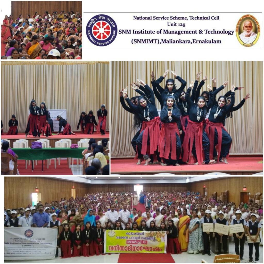 nsstechcell129's tweet photo. അന്താരാഷ്ട്ര വനിതാ ദിനത്തിന്റെ ഭാഗമായി വ്യത്യസ്തരീതിയിൽ ജനങ്ങളിലേക്ക് സന്ദേശം എത്തിച്ച് എൻ എസ് എസ് വോളന്റിയർമാർ.
സമൂഹത്തിൽ സ്ത്രീകൾക്ക് നേരെ ഉയരുന്ന അക്രമങ്ങളെ അപലപിച്ച് മൂന്ന് വേദികളിലായി വോളന്റിയർമാർ നൃത്തവിഷ്ക്കാരം അവതരിപ്പിച്ചു.!
#NSS #SNMIMT https://t.co/ONtBxCtUiM