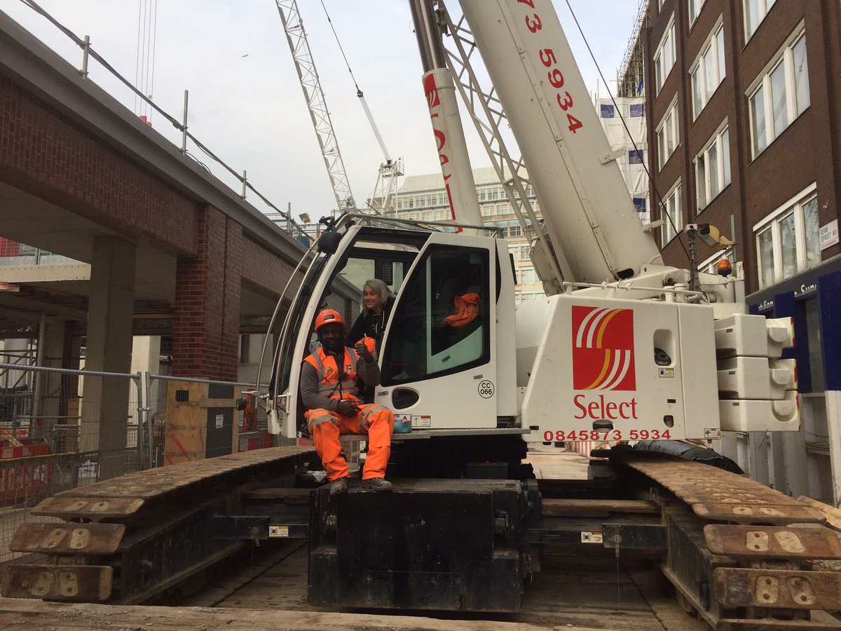 Katie_Cranes's tweet photo. Happy #IWD2018 Shout out to all my male colleagues that in the absence of any other female team members on site have treated me with respect and one of the team.
Shout out to all the amazing strong women I have met on my many many adventures.  #womensday2018 #construction #cranes https://t.co/WmJJ9lSnHg