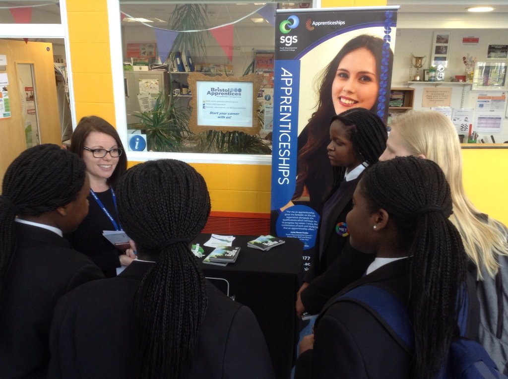 BMA_IAG's tweet photo. Good to see Natalie Oliver from SGS at Bristol Met today, IWD and  Apprenticeship week @cabotfederation https://t.co/GYkHocrKo0