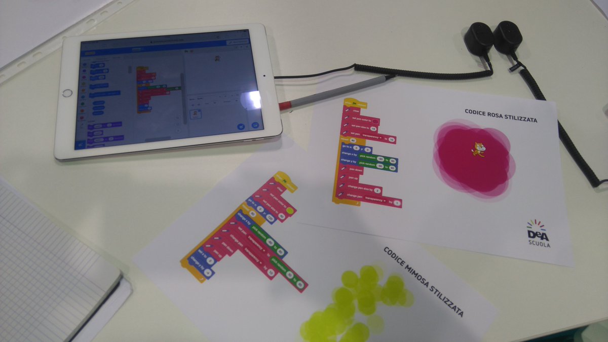 DeAScuola's tweet photo. #TDL18 A @TempodiLibri Digilab dedicato al #coding.  Proviamo #Scratch3 con gli insegnanti della scuola primaria Grazie Lunardi e  @ANDferraresso @ProgrammaFuturo @KarenNahum https://t.co/7DWvY57oMH