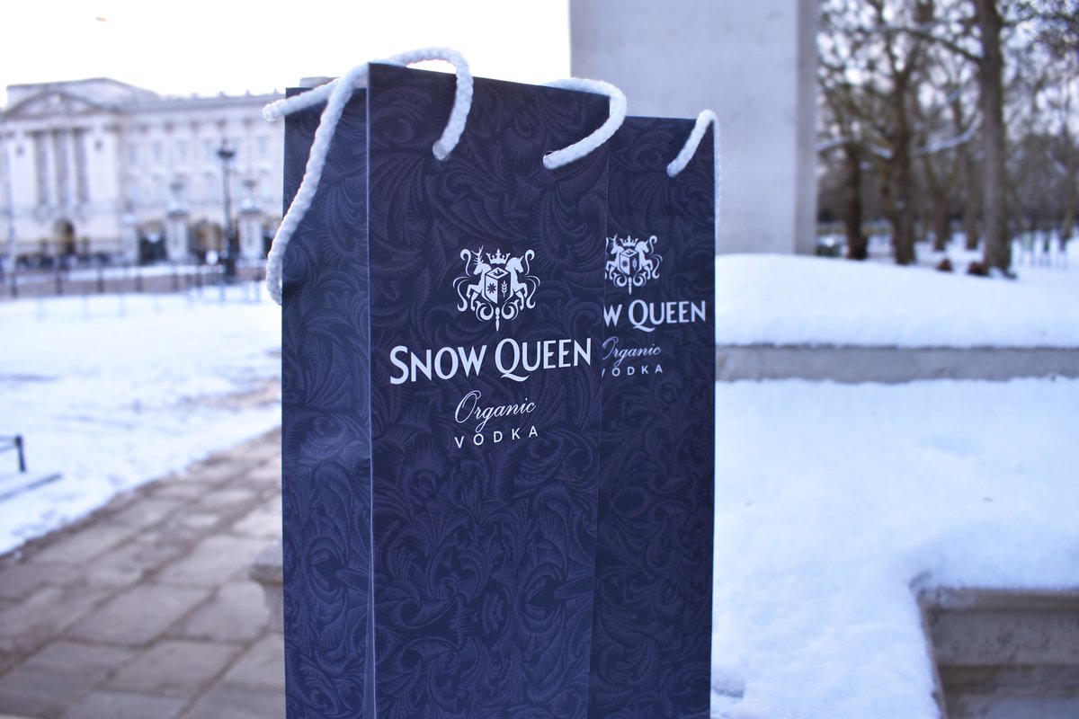 Snow Queen Vodka bottle bags. Do you like them?