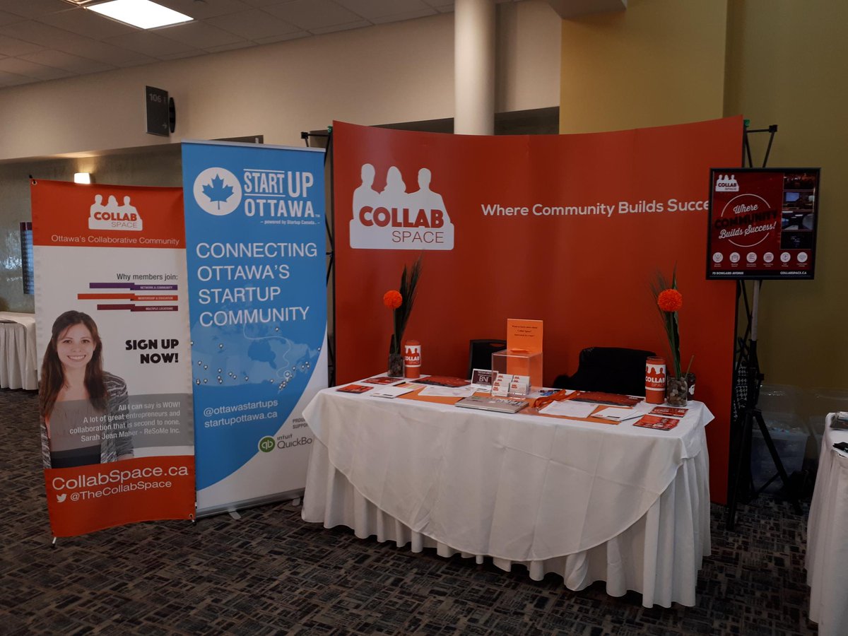 TheCollabSpace's tweet photo. We are so proud to be a sponsor for today's @WIBConf! If you're here too, come swing by our booth and say hi! 🙂 #WIBC2018 #WIBC10Years #Ottawa #IWD #IWD2018 #InternationalWomensDay https://t.co/d0z9S1JlKu