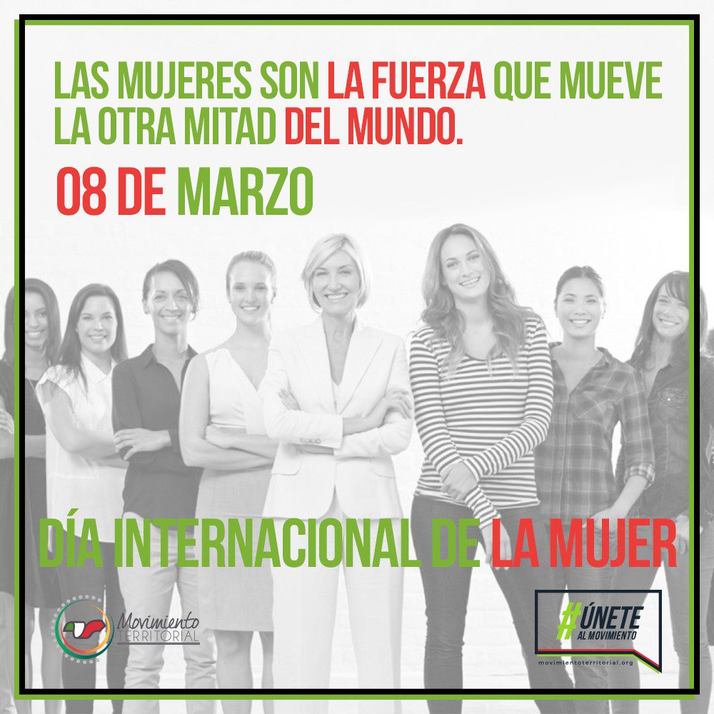 MT_Nacional's tweet photo. En el MT reconocemos que no se puede hacer política sin la mitad de la población. 

Este día lo dedicaremos a comunicar el trabajo de las emetistas desde su propia pluma. Sigan los hashtag #MujeresPolíticasMT y #MujerEnMovimiento.

#DiaDeLaMujer #DiaInternacionalDeLaMujer https://t.co/fUZy12pvHc