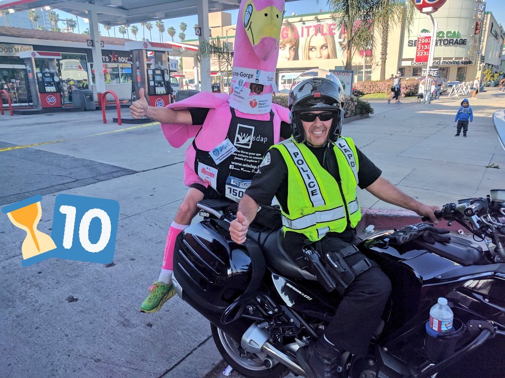 🇺🇲🇬🇧 ⏳ D-🔟 🙌 before #LAmarathon 😱
🏖️🏁🎬⭐🏃‍♀️🏃🐦🏃‍♀️🏃🌴🌁🏟️
Are you #flamingo 🐦 ready? 😉
Hopefully I'll still 👍 with my <a href="/LAPDHQ/">LAPD HQ</a> friends 👮👮‍♀️🏍️
🇫🇷 ⏳ J-🔟 avant <a href="/lamarathon/">Los Angeles Marathon</a> 😱
Êtes-vous prêt comme le flamant rose 🐦 ?