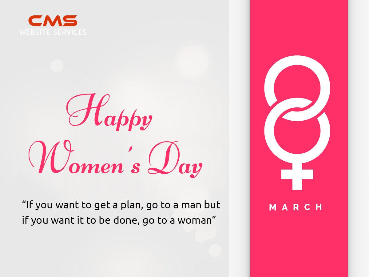 ZrixLLC's tweet image. CMS Website Services wishes Happy International Women&apos;s Day to one and all !!
#HappyWomensDay
#womensday
#CMSWebsiteServices
#InternationalWomensDay
#ThursdayThoughts