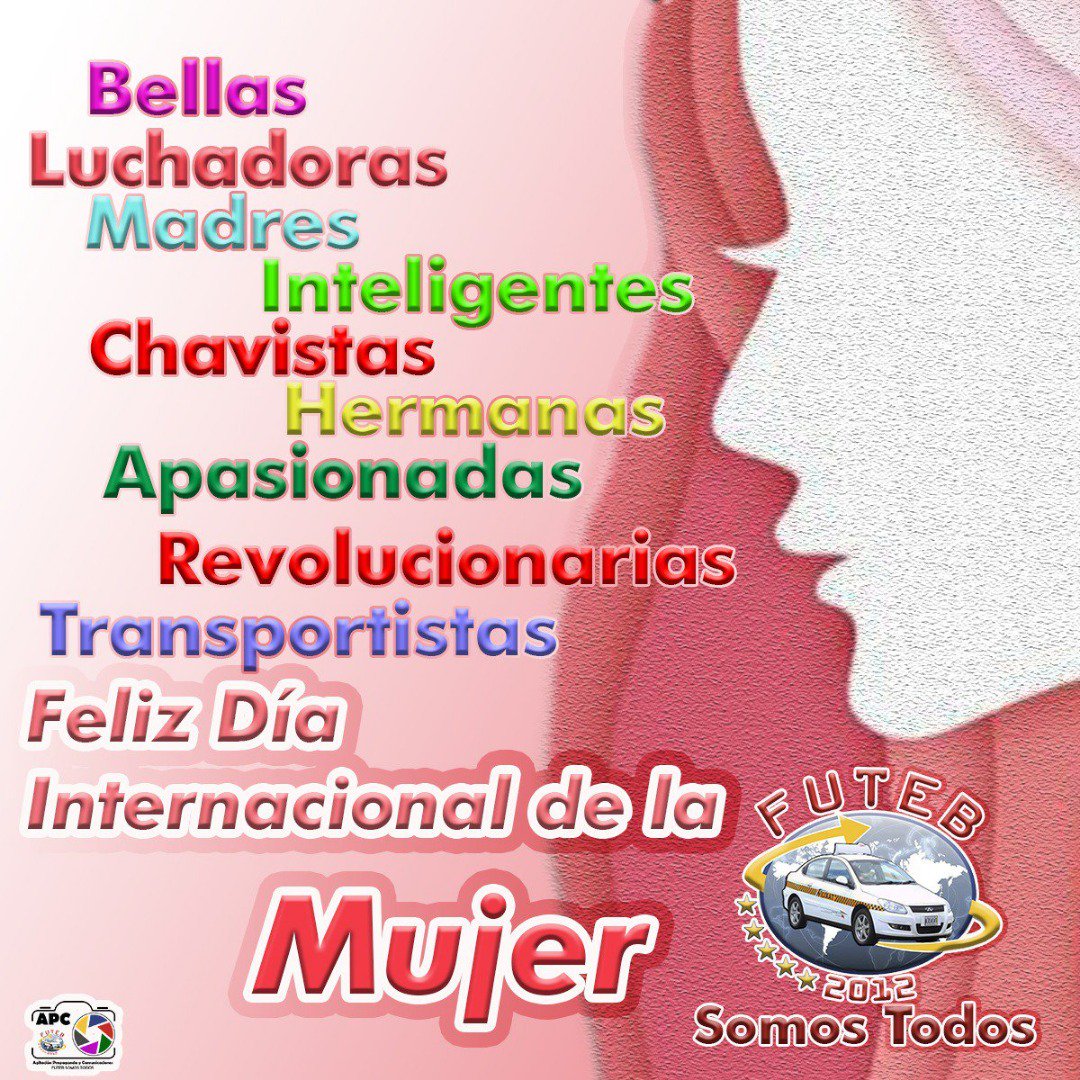 Futebbarinas's tweet photo. #DiaInternacionalDeLaMujer luchadoras de la patria por ustedes somos y estamos gracias por su fortaleza revolucionaria https://t.co/99KqDahWwg