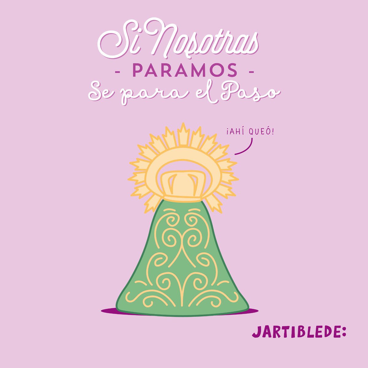 JartibleD's tweet photo. Por las nazarenas, las costaleras, las mujeres acólito, mujeres músicos...por todas vosotras. Porque en nuestras Hermandades también nos quedan barreras que romper en favor de la Igualdad. 

#DíaDeLaMujer https://t.co/SPsftq8Uuo