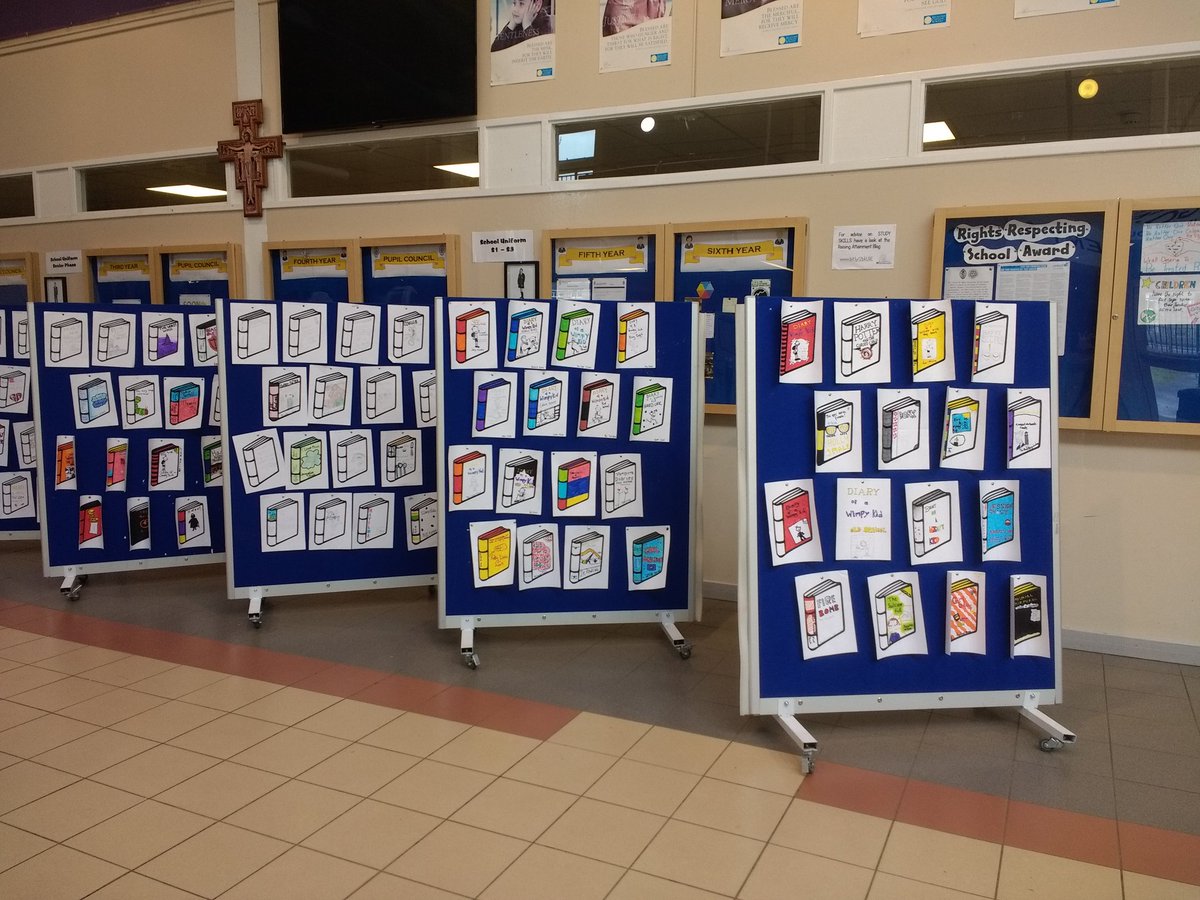Ms_Longo_learns's tweet photo. Come check out our Book Walls for our belated #WorldBookDay ! Many thanks to our BGE pupils for recommending so many interesting books! @StMungosAcademy @LiteracySMA https://t.co/5uYb9SGwwh