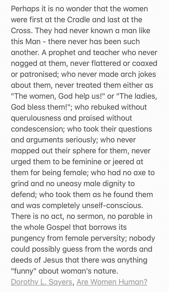 Jesus/Women.
First at the cradle, last at the cross.
#internationalwomensday2018