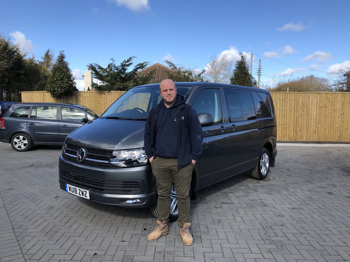 Matt from AMI Electrical collecting his new T6 Transporter. Thank you for the business and enjoy the new van. We won’t be beaten on price or service! #Vans365