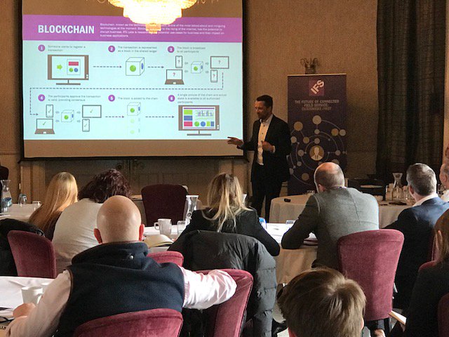 IFSUK's tweet image. Lively Q&amp;amp;A around #Blockchain at the #ConnectedService event