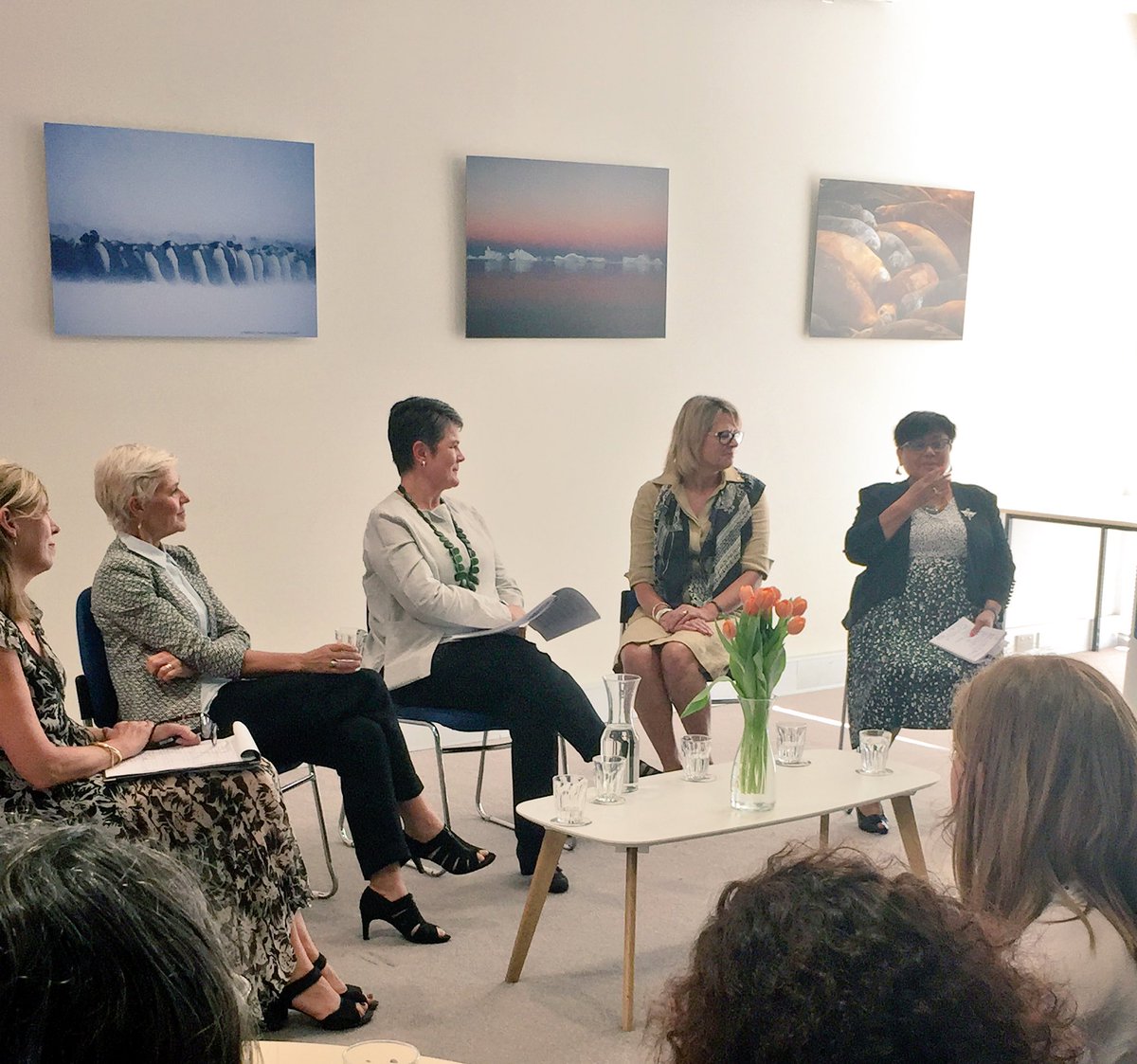 Women’s economic empowerment was the focus of our stimulating #IWD panel discussion today - broad ideas shared on encouraging women into business and centrality of access to basic services and education - “Leave no woman behind”