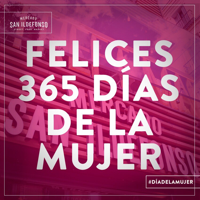 MSanIldefonso's tweet photo. Felices 365 días de la mujer ❤ ❤ ❤ #DiaDeLaMujer #DiaInternacionalDeLasMujeres #8Marzo #MercadoSI #MSI #MercadoFuencarral #Malasaña #SanIlde #Madrid #Madriz   #StreetMarket https://t.co/0529jqteGU