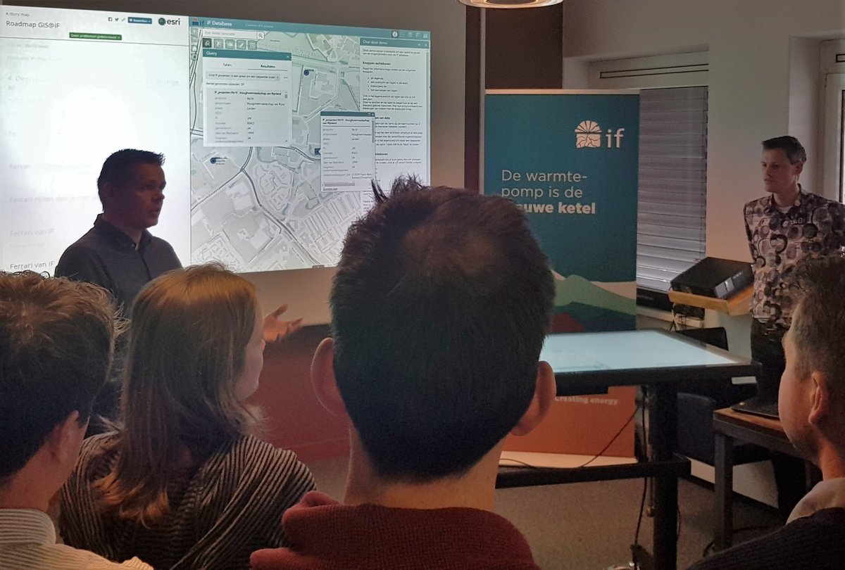 MapGear's tweet image. Tijdens de GIS-promotiemiddag van @IFTechnology werden wij gastvrij ontvangen voor een presentatie van onze #kaartviewers in combinatie met de @TouchTableNL. Bedankt voor jullie ontvangst!