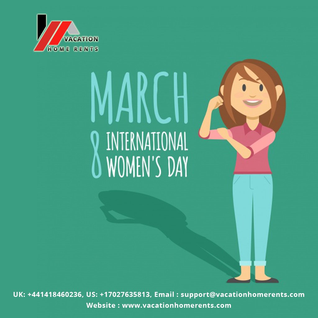 HomeRentalsUSA's tweet photo. Happy Women's Day 2018

#happywomensday2018 #happywomensday #internationalwomensday #VacationHomeRents https://t.co/KELUf7oi5N