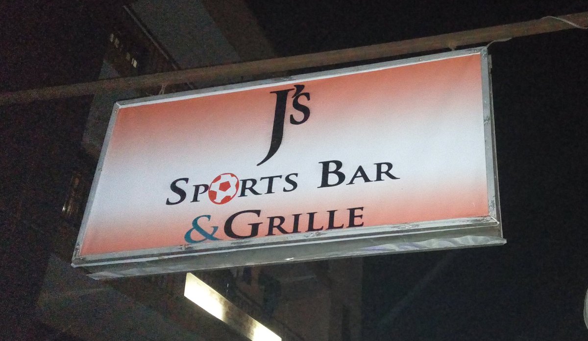 Do pass by <a href="/J/">j</a>'sSportsBar&amp;Grill if your a fan of football,  get yourself a test of goats meat and a cold ice drink of your choice located in bunga opposite Orxy #NBSAfter5PonMe