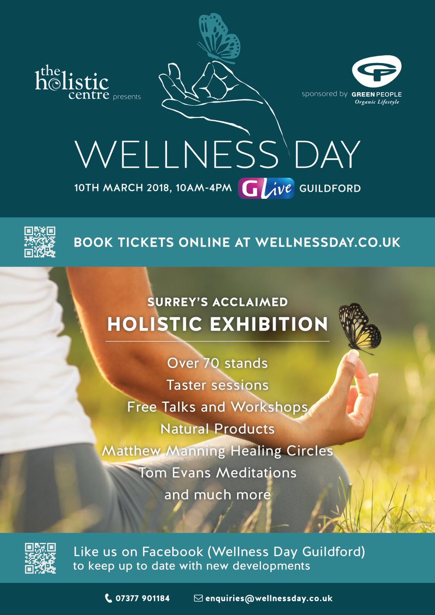 We are at the Guildford Wellness Day this Weekend. Pop by the stand and say 'hello'!

facebook.com/events/1658612…