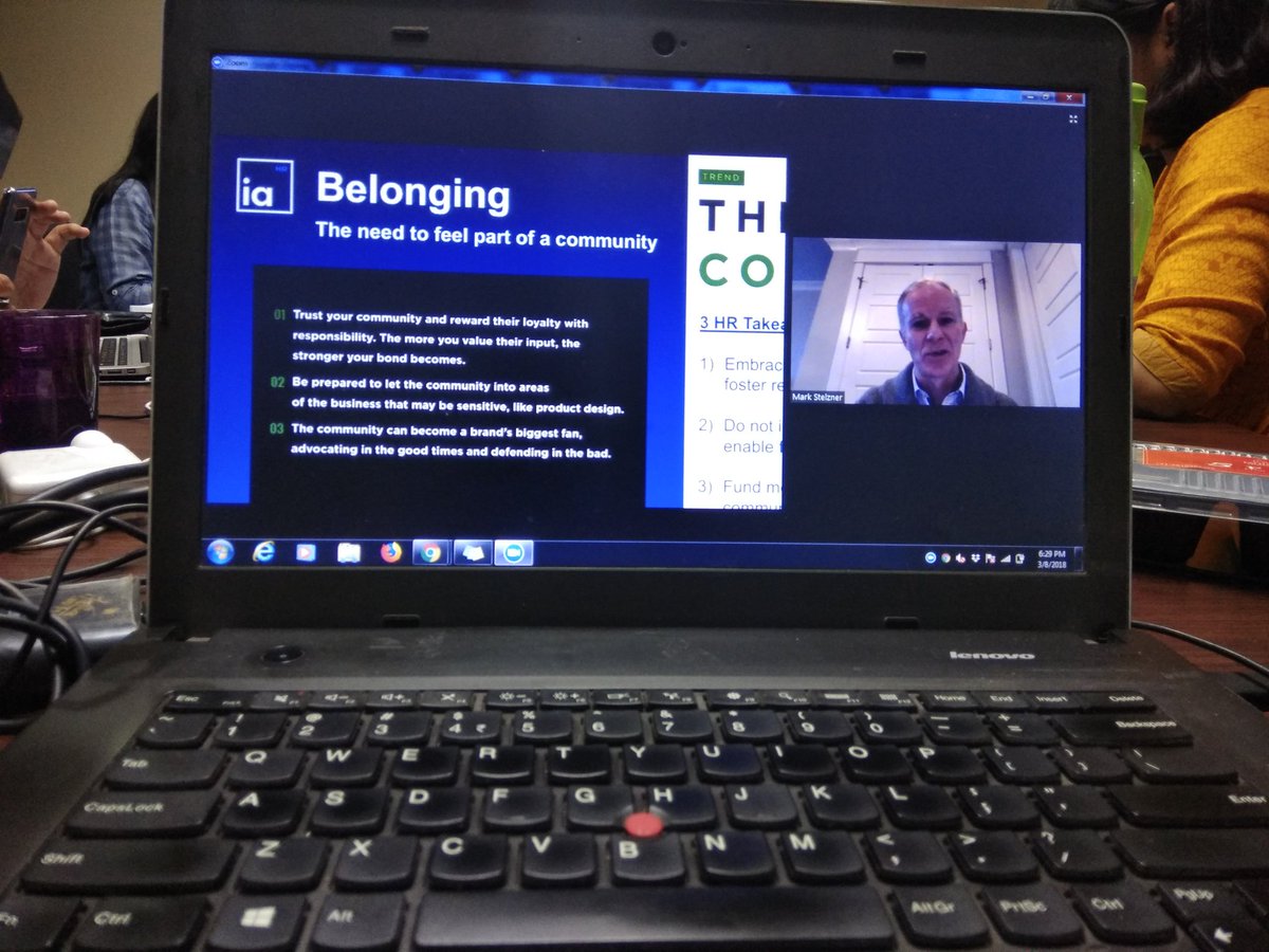 RaviBisht16's tweet image. Listening to Mark Stelzner from IA. Session on how social motivation are reshaping employee expectation! #TalentTechEvolve @PeopleMatters2