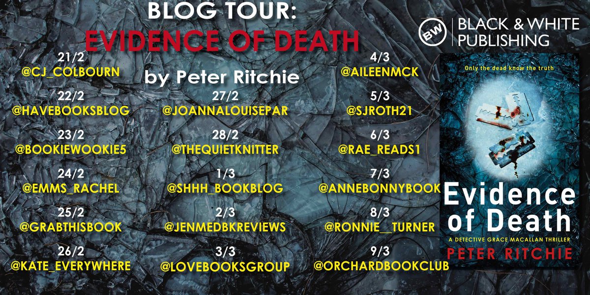 Nicola_JHiggins's tweet photo. I have the one and only @PeterRi13759572 book tour stop on my blog tomorrow! Definitely a read with the lights on book 😰 #BlogTour #EvidenceOfDeath #BrilliantAuthorMind #MustRead #Gripping #FinalStop https://t.co/eMwFwuxi4h