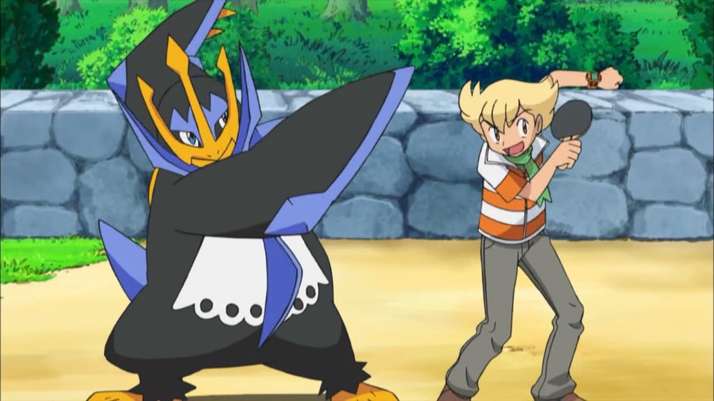 にかいち 在 Twitter 上 次回のアニポケが ポケモンピンポン ということでアニポケdp編のエテボースが注目されているけど 同じdp編ポケモンピンポン回に出ていた ライバルのジュンの エンペルトの華麗なラケット捌きも忘れないでほしいところ Anipoke T