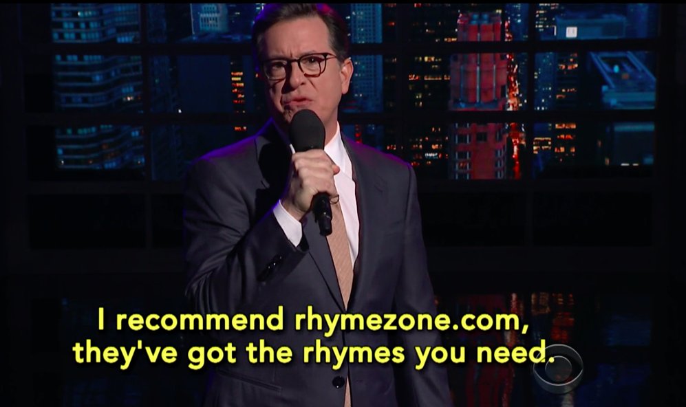 RhymeZone / Twitter