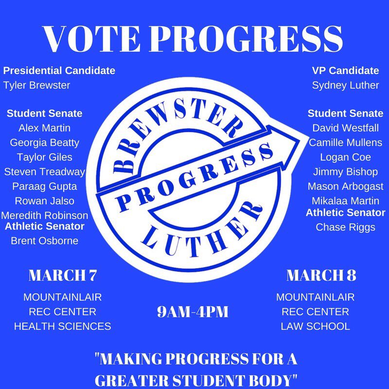 This experience has been a total W for me simply by being part of this incredible group. I love these guys, their ideas, and their passion. They deserve this so much, and as WVU students, YOU deserve them. Last day to vote is TODAY! Witness our Progress first hand
<a href="/Progress4WVU/">The Progress Campaign</a>