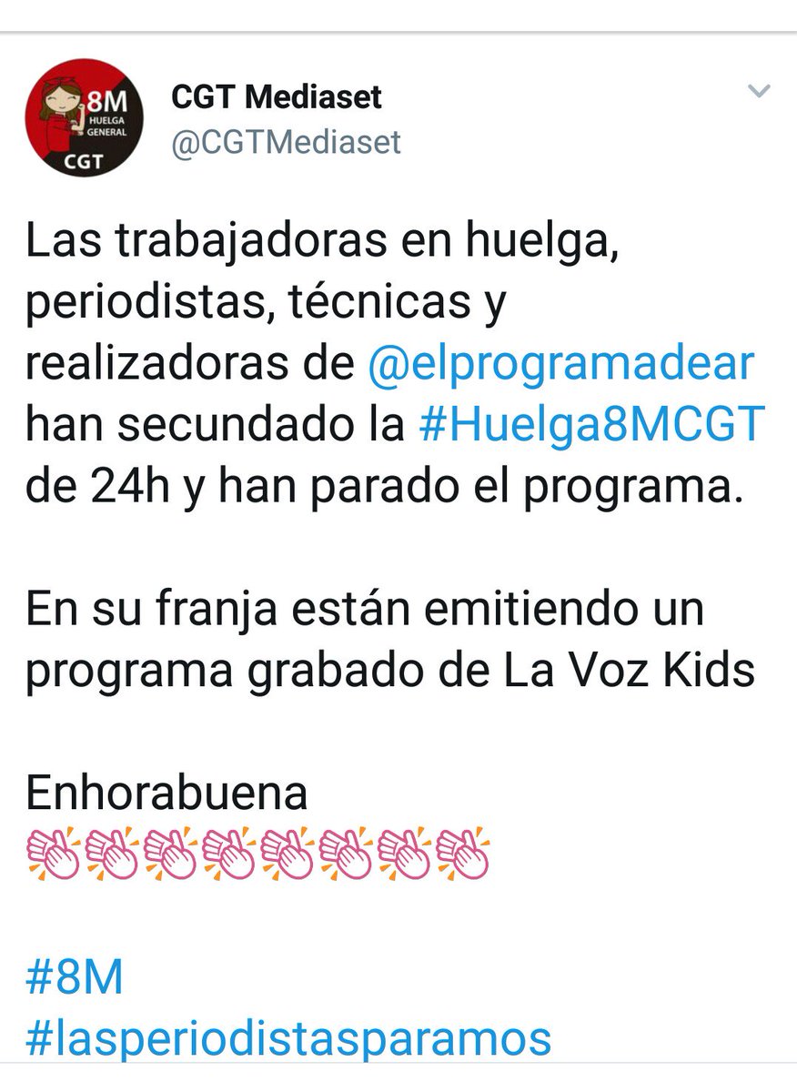 iaiestaran's tweet photo. La clase del capital anuncia que no parará su programa hace días. La huelga de las mujeres trabajadoras la obliga a cancelar su programa. La producción del espectáculo se interrumpe, aunque el capital disimule. https://t.co/iCNSKSj7VN