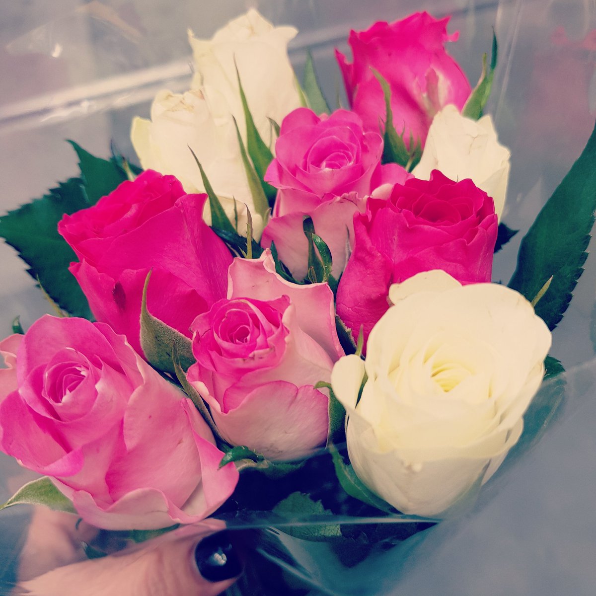 Op het werk verrast worden met een bloemetje #InternationaleVrouwendag #topcollega's