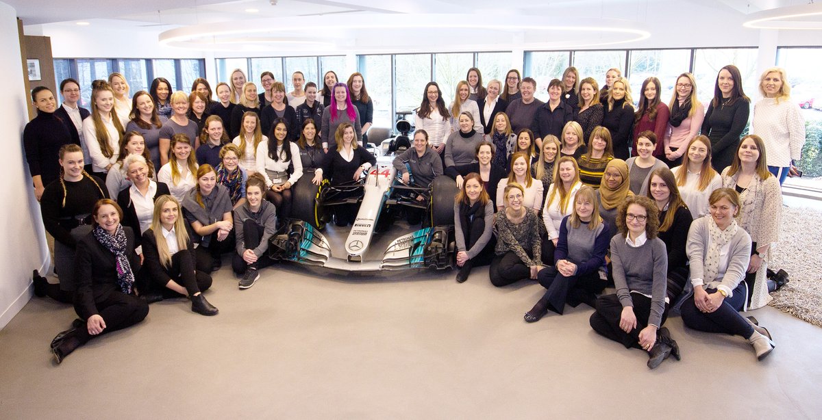 MercedesAMGF1's tweet image. We believe in limitless possibilities at this Team, no matter your gender. 

From Barcelona, Brackley and Brixworth, here’s to all the awesome women we’re proud to call our friends and colleagues!

#InternationalWomensDay #IWD2018