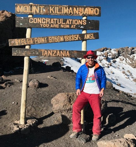 Notice the awesome #RHV shirt that <a href="/jonnyfiveiq/">John Hardy</a> is wearing a the peak of Kilimanjaro!