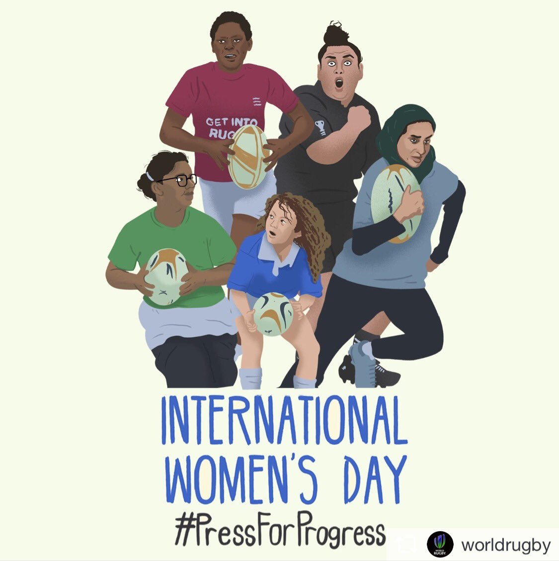 Feliz #DíaInternacionalDeLaMujer a aquellas guerreras que dejan todo en la cancha y a las chicas de nuestro equipo que te contagian la pasión por el rugby todos los jueves ✊🏉🌸 <a href="/SoFiDrehe/">Sofi Drehe ✿</a> <a href="/BarbiePichot/">Barbara Pichot</a> <a href="/aguus_seoane/">Aguus Seoane</a> 

#rugby #womenrugby #rugbyfemenino #8M #WeCanDoIt #igualdad