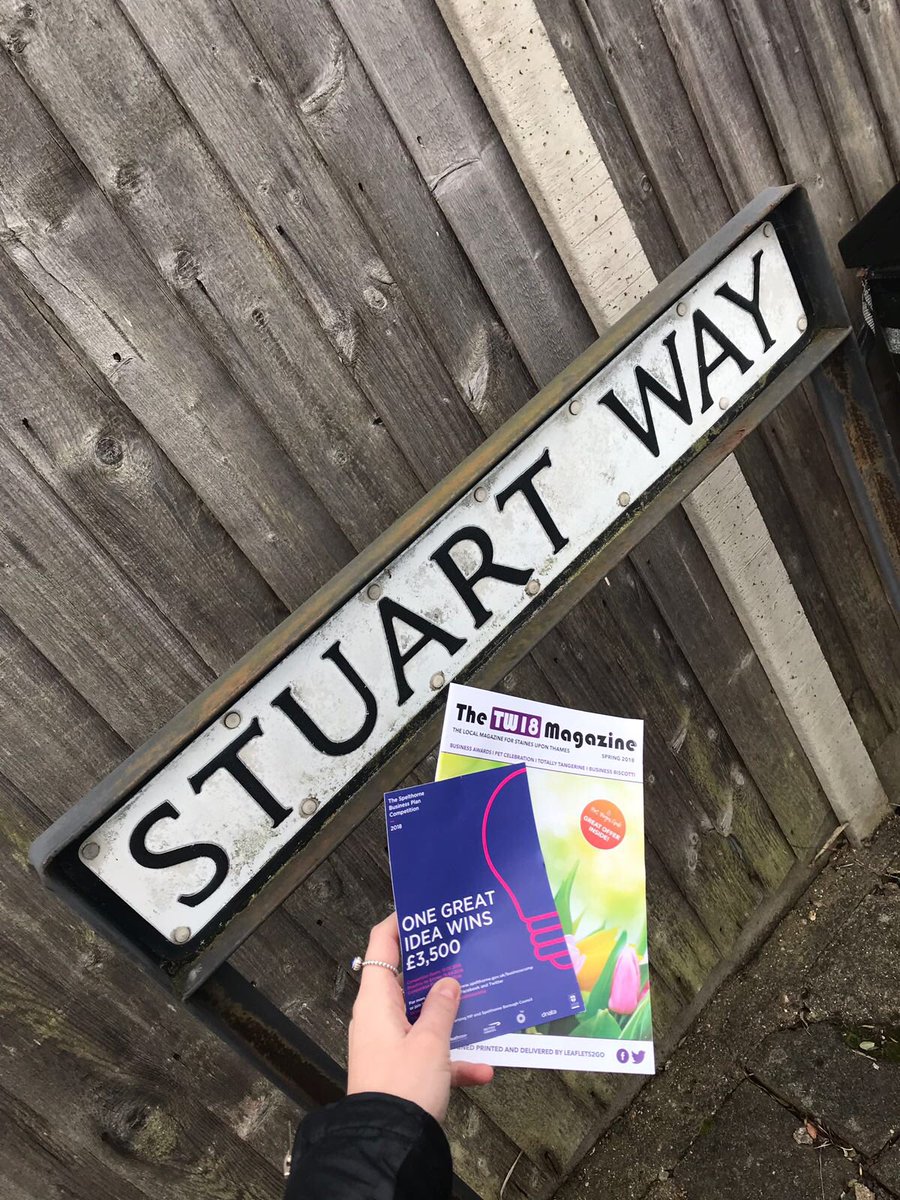 leaflets2go's tweet image. We may have sunshine but the wind is a tad chilly .. out team are out in Staines delivering  the Spelthorne Business Plan Competition and The TW18 Magazines 

#Staines #Spelthorne #TW18 #Magazines