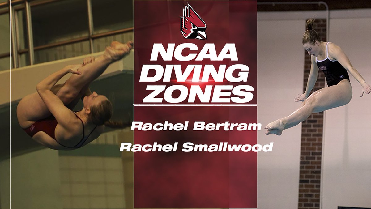 Good luck to Rachel Bertram and Rachel Smallwood as they compete in NCAA Diving Zones today and tomorrow! #ChirpChirp #WeFly