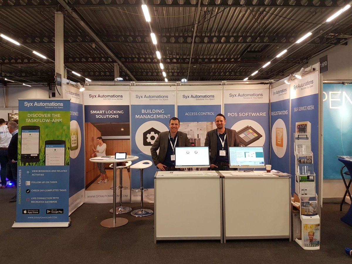 GANTNERbnl_uk's tweet photo. Laat u inspireren op de Dag van de Sportaccommodaties te Houten. Kom zeker even langs bij @SyxAutomations , stand 1610, Hal 1. #software #sportaccommodaties #DvdSA https://t.co/SxsgjbsOSn