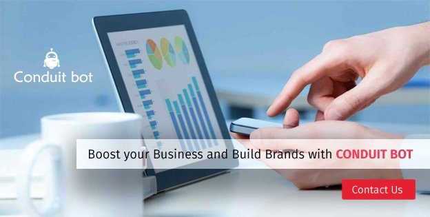 conduit_bot's tweet image. Interested to #integratebot into your business processes? Then connect with the experts in #botdevelopmentservices for scalable, robust, and power-packed bots integration meant exclusively for your business. goo.gl/eaPt1z
support@conduitbot.com | Call Us: 022 4120 0384,