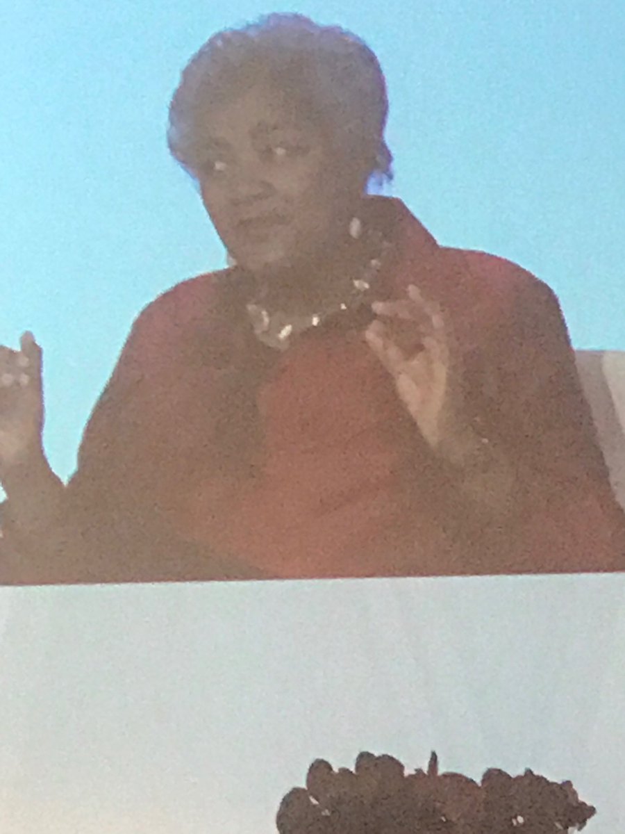 AlvaAmason's tweet photo. Amazing woman Donna Brazile teaching us how to pull it up. #BEWPS the place to be. https://t.co/DxLz5NalCD