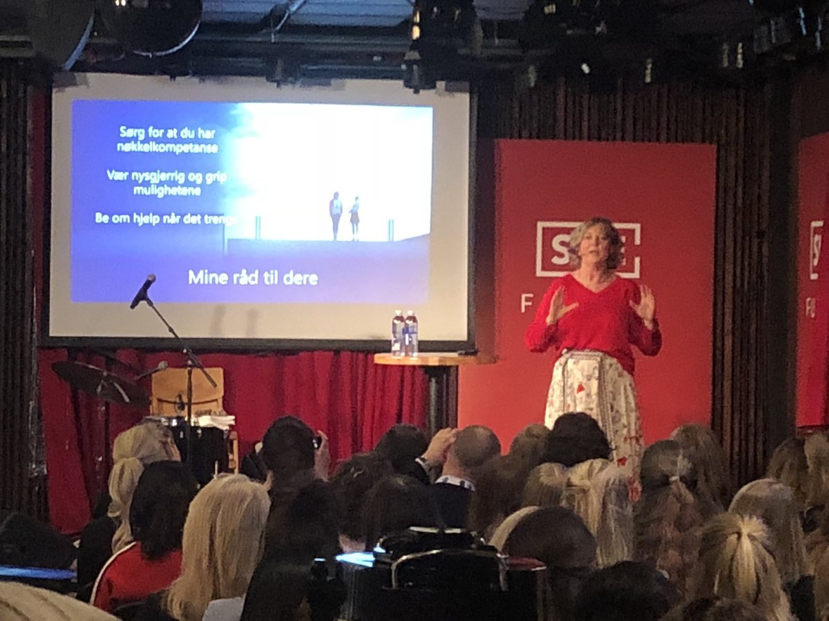 heidikopperud's tweet photo. Sørg for å være relevant understreker @BeritSvendsen  #SHEfuture @SheConferenceNo https://t.co/yRAitHtbkg