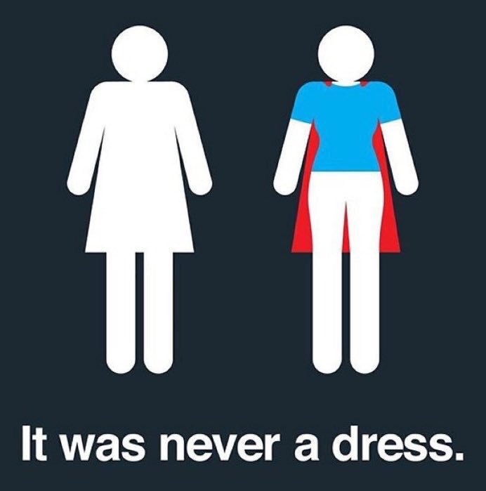 MeredithFrost's tweet image. It was never a dress. #InternationalWomensDay