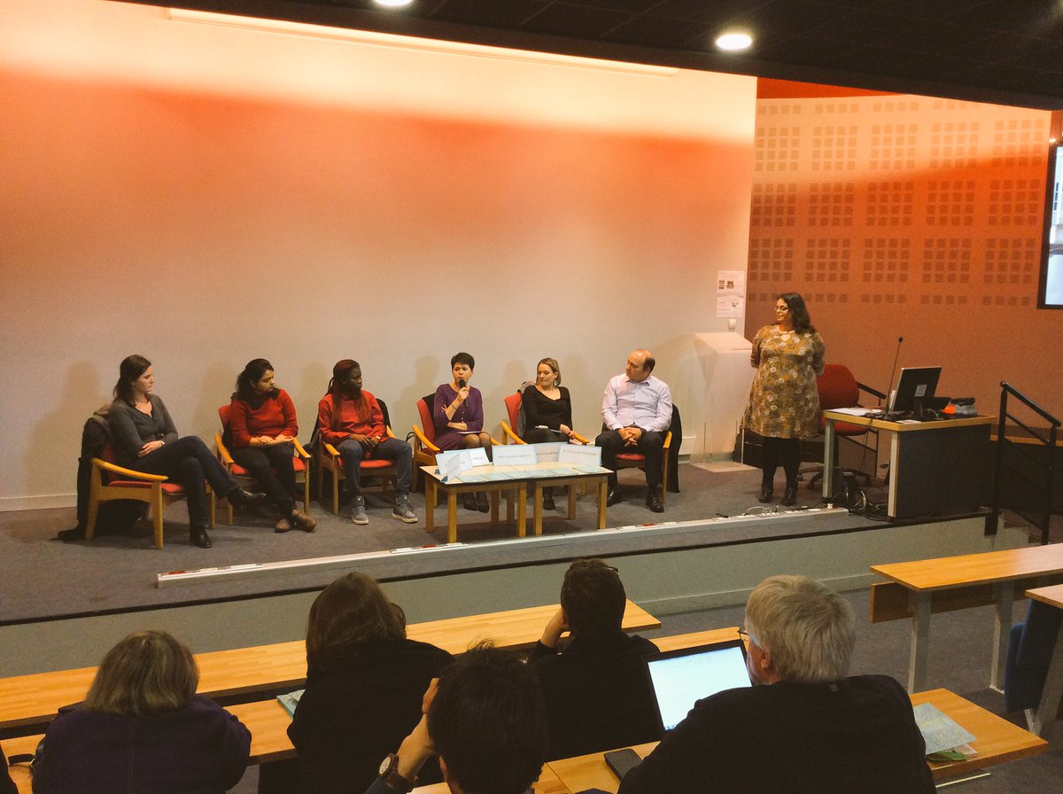 Prefet49's tweet photo. #journeedesdroitsdesfemmes  #8mars Debut de la Table ronde sur "les enjeux de la féminisation des métiers du numérique". Jusqu'à 16h à l'IMIE - Amphi. Centre Pierre Cointreau
@Angers avec Constance Nebbula, élue au numérique de la ville d’Angers @LaPlanneuse. @CCI49 https://t.co/SxB84J2ycl