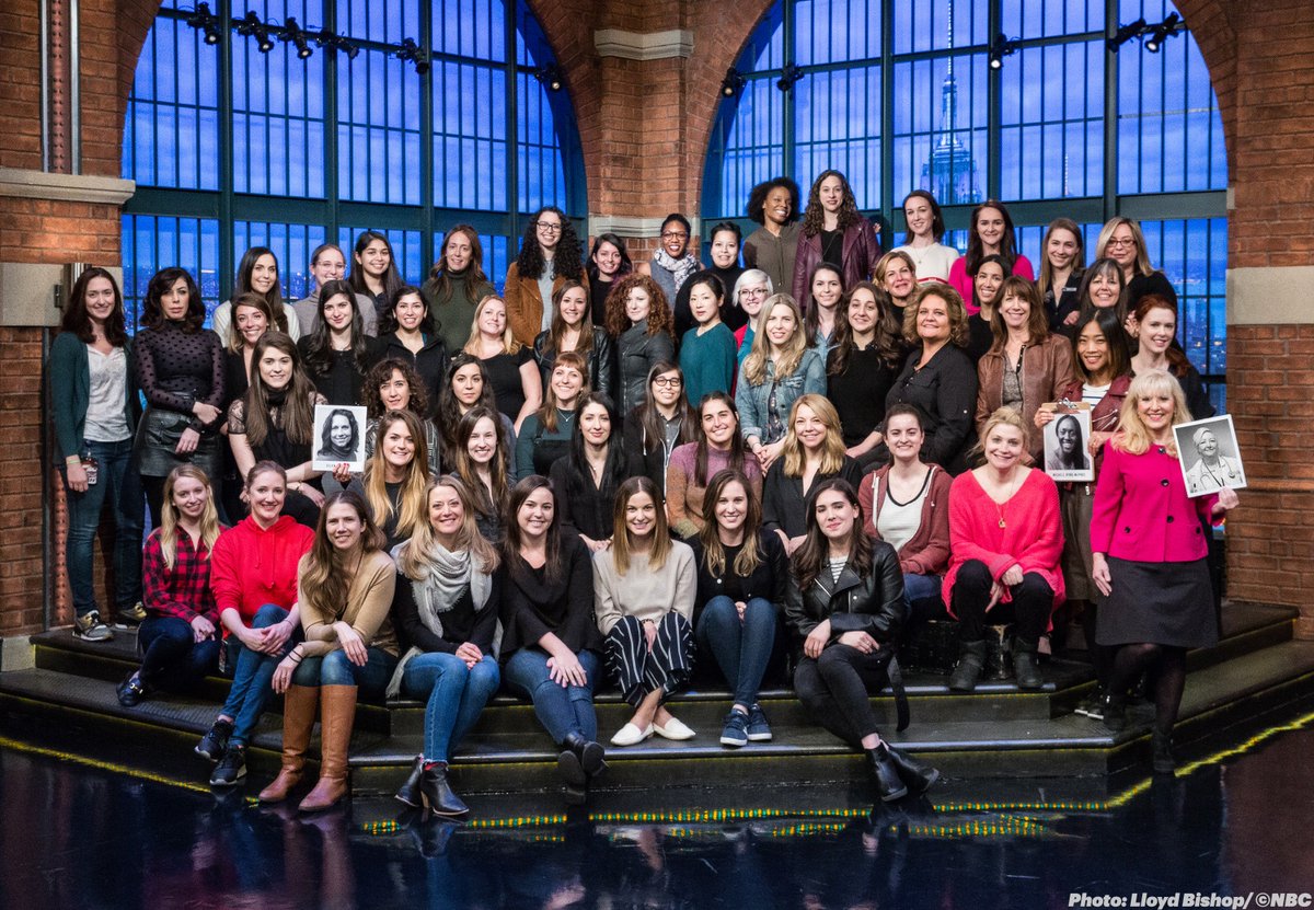 LateNightSeth's tweet image. Today and every day, we celebrate the women who make Late Night with Seth Meyers possible. #InternationalWomensDay