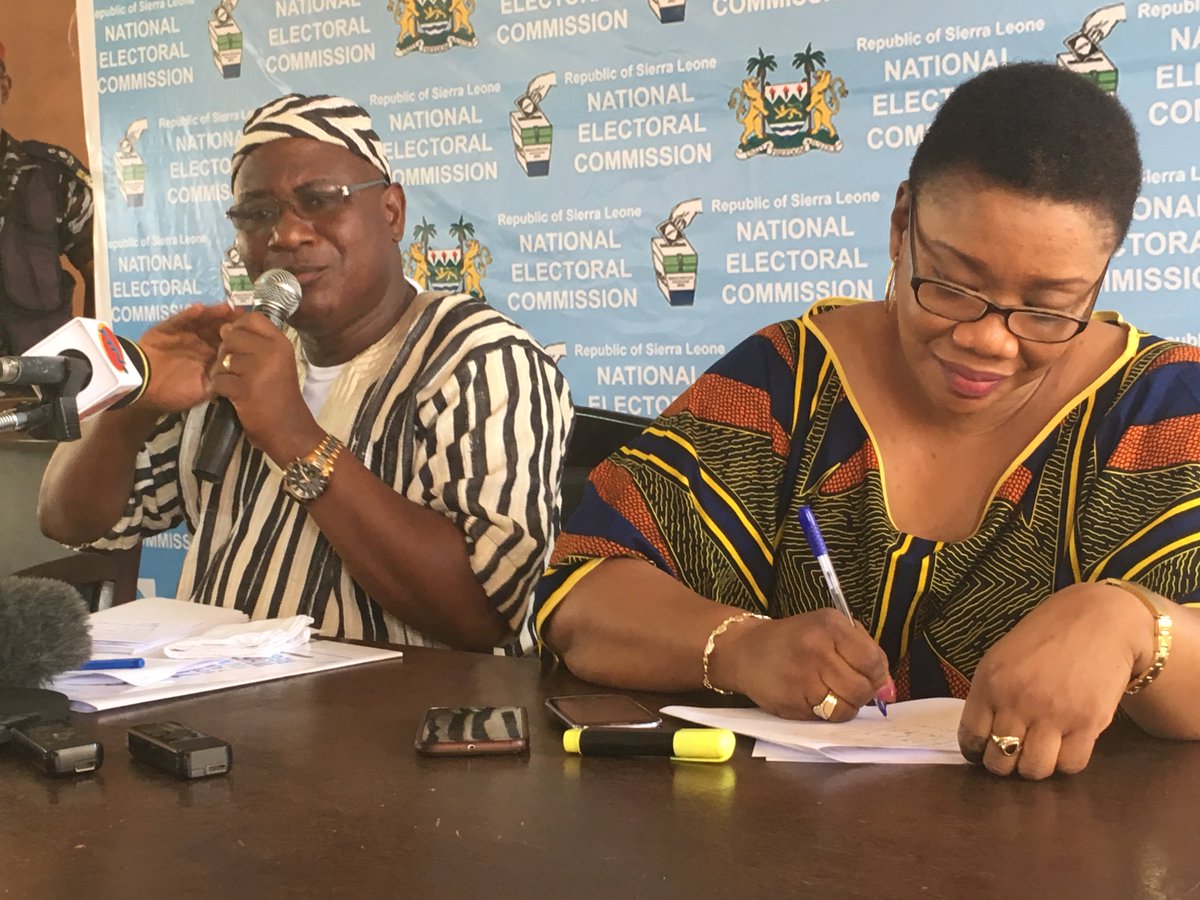 The Electoral Commission for Sierra Leone tweet media