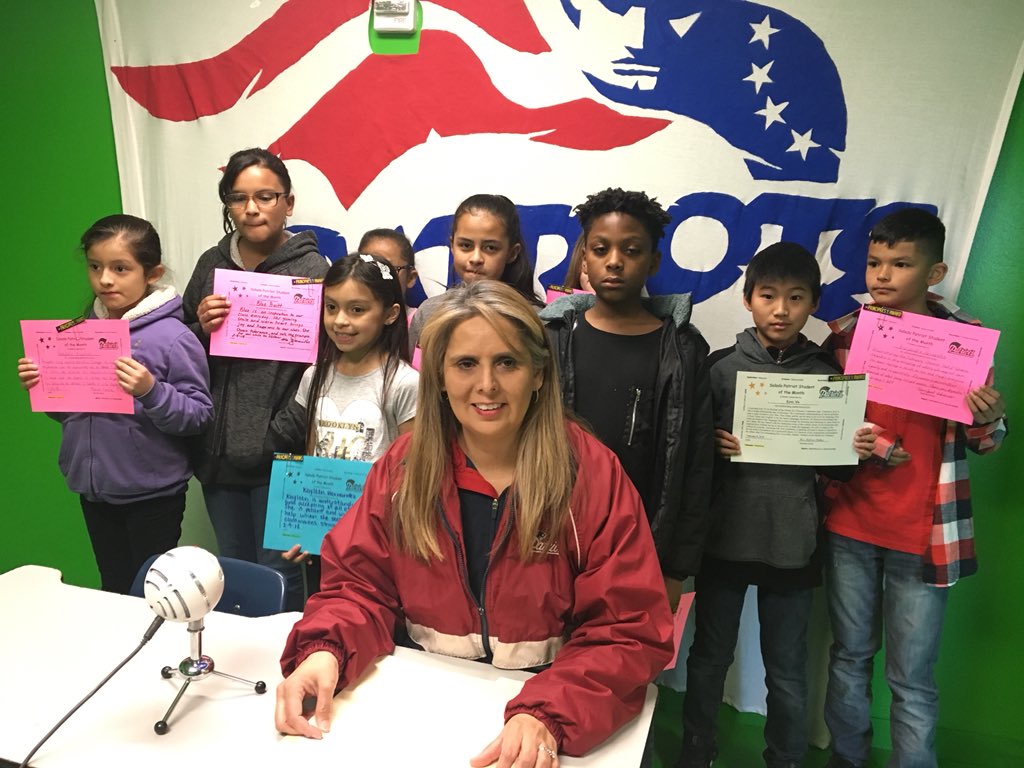 saladopatriots's tweet photo. Students of the month on our morning show for outstanding performance in Tolerance #saladopatriots https://t.co/rD06baxgQA