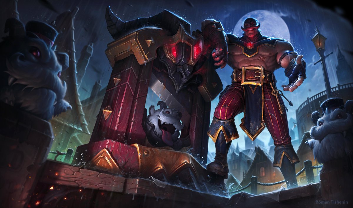 riotgames's tweet photo. First place for illustration was @mrBzitz Roman Tishenin's Braum. #riotcreativecontest https://t.co/YePcyJo2P8