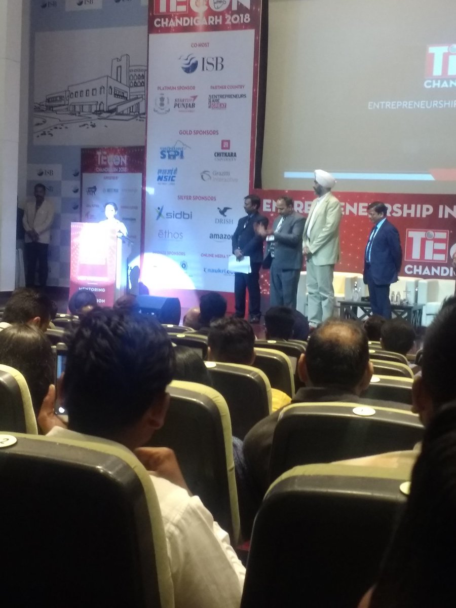 TiEChandigarhs's tweet photo. Congratulations to Bebo technologies @teambebo for emerging and growing technology company. #STPIAwards #TiECONCHD2018 https://t.co/cdQwCufC8y