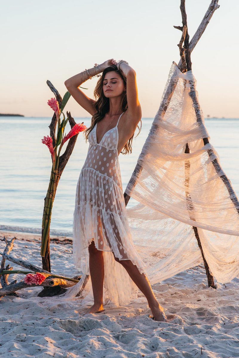 W H I M S I C A L . &amp; . B A C K ! Sprinkle of polka dots &amp; tulle pom poms tassles, we love this dress✨ @somewhere_thelabel

nicdelmar.com/somewhere-the-…